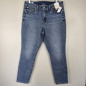 GAP Womens True Skinny High‎ Stretch Jeans Sz 33/16 Regular Mid Rise.C182
